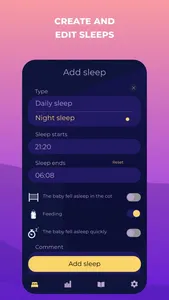 Baby sleep diary - tracker screenshot 2