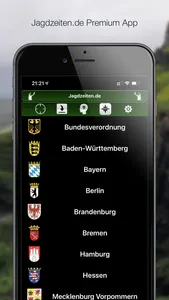 Jagdzeiten.de Premium App screenshot 0