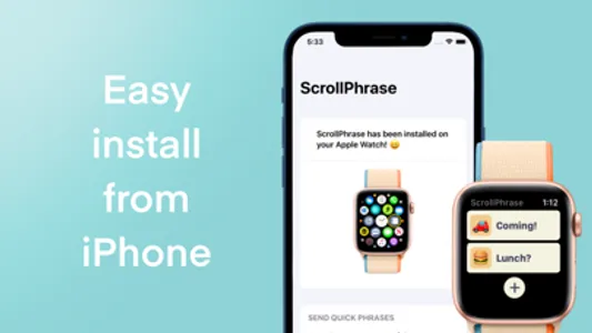ScrollPhrase - Quick Texting screenshot 1