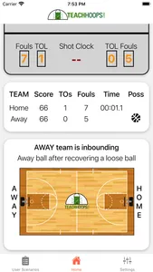 Basketball Scenarios Pro screenshot 1