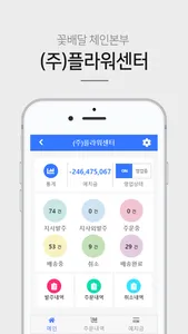 (주)플라워센터 꽃배달 수발주프로그램 screenshot 1