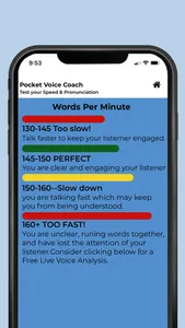 Pocket Voice Coach screenshot 0