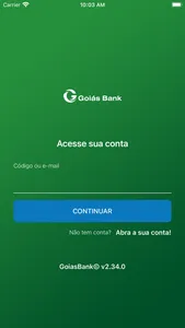 Goiás Bank screenshot 1