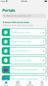 BBraun Jira Servicedesk screenshot 1