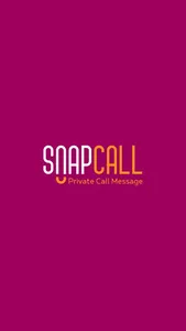 SnapCall: Private Call Message screenshot 0