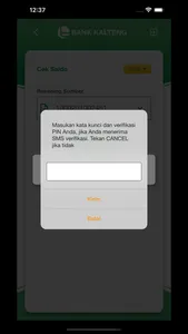 Bank Kalteng SMS Banking screenshot 4