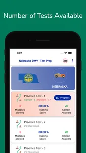 Nebraska DMV Permit Practice screenshot 2