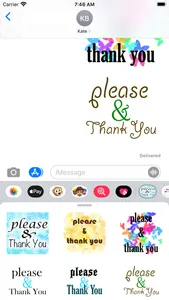 please & thank you stickers screenshot 2