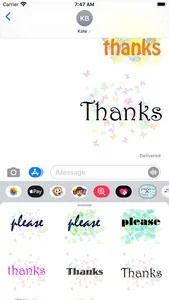 please & thank you stickers screenshot 7