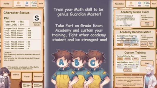 Tales of Phi: Math land Battle screenshot 3