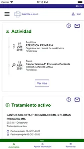 Carpeta de Salud screenshot 1