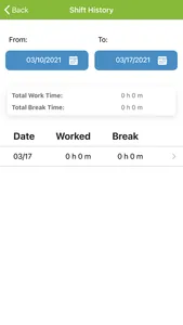 Retail Solutions Time Tracker screenshot 1