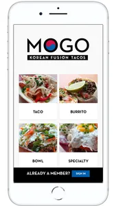 MOGO Korean Fusion Tacos App screenshot 1