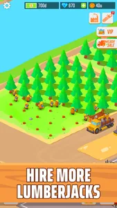 Idle Lumber Empire - Wood Game screenshot 3