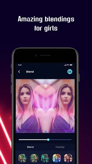 Neon Photo Editor - 3D Spiral screenshot 2