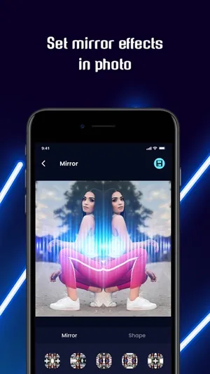 Neon Photo Editor - 3D Spiral screenshot 5