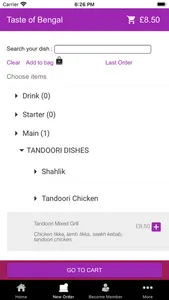 Taste Of Bengal Indian Cuisine screenshot 2