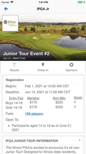 Illinois PGA Jr Golf screenshot 1