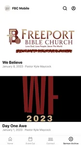 Freeport Bible Church screenshot 2