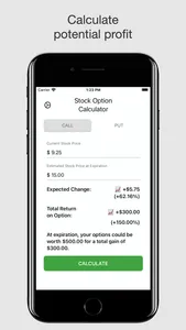 Stock Option Calculator screenshot 2