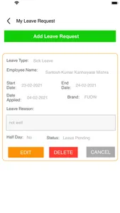 My Leave Monitor screenshot 0