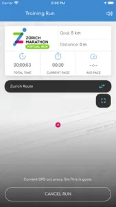 Zurich Marathon Virtual Run screenshot 3