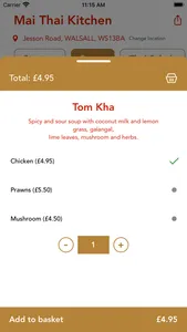 Mai Thai Kitchen screenshot 3