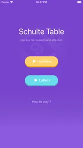 Schulte Table - Brain Training screenshot 2