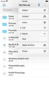 Easy Unarchiver - ZIP, RAR screenshot 0