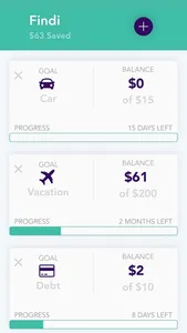 Findi - Accountable Saving screenshot 2