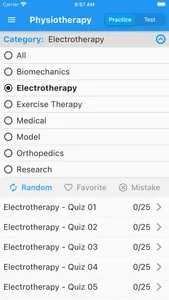 Physiotherapy Quiz screenshot 0