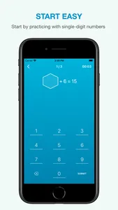 HexaMath - Brain Training Gym screenshot 0