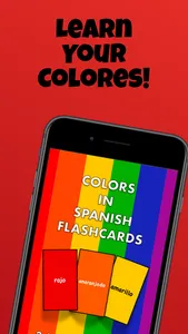 Colors in Spanish Flashcards screenshot 0