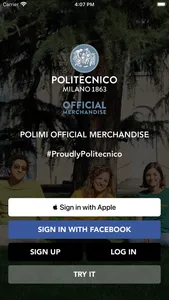 POLIMI OFFICIAL MERCHANDISE screenshot 0