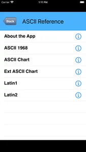 ASCII & Unicode Reference screenshot 4