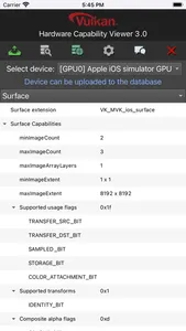 Vulkan Capabilities Viewer screenshot 0