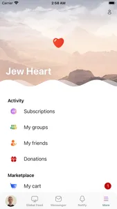 JewHeart Social Network screenshot 4