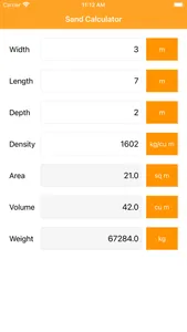 Sand Calculator screenshot 0