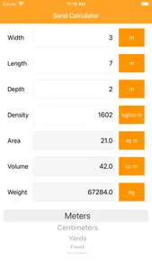 Sand Calculator screenshot 2