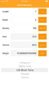 Sand Calculator screenshot 4