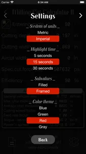 Milling Cut Calculator II screenshot 3