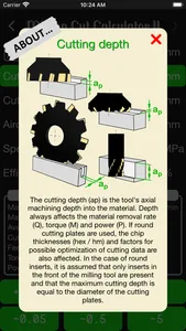 Milling Cut Calculator II screenshot 6