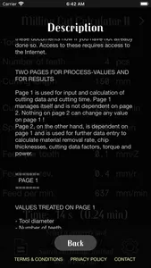 Milling Cut Calculator II screenshot 8