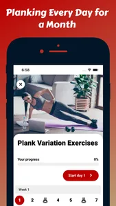 Plank Exercise Routine screenshot 2