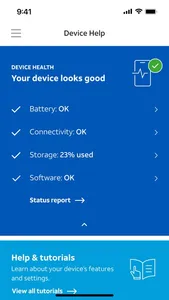 Device Help screenshot 1