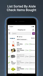 Grocery List App - Find Aisle screenshot 4