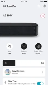 LG Sound Bar screenshot 1