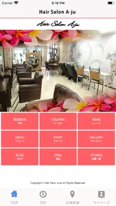 HairSalonA-ju&NailSalonAteria screenshot 1