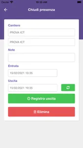 PromoLavoro presenze HR screenshot 5