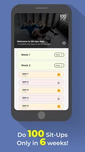 100 Sit-Ups Challenge screenshot 0